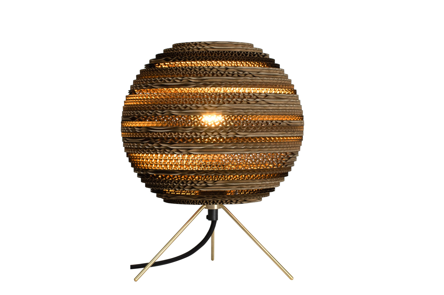 Recycled Moon Lamp Brass Light By Graypants