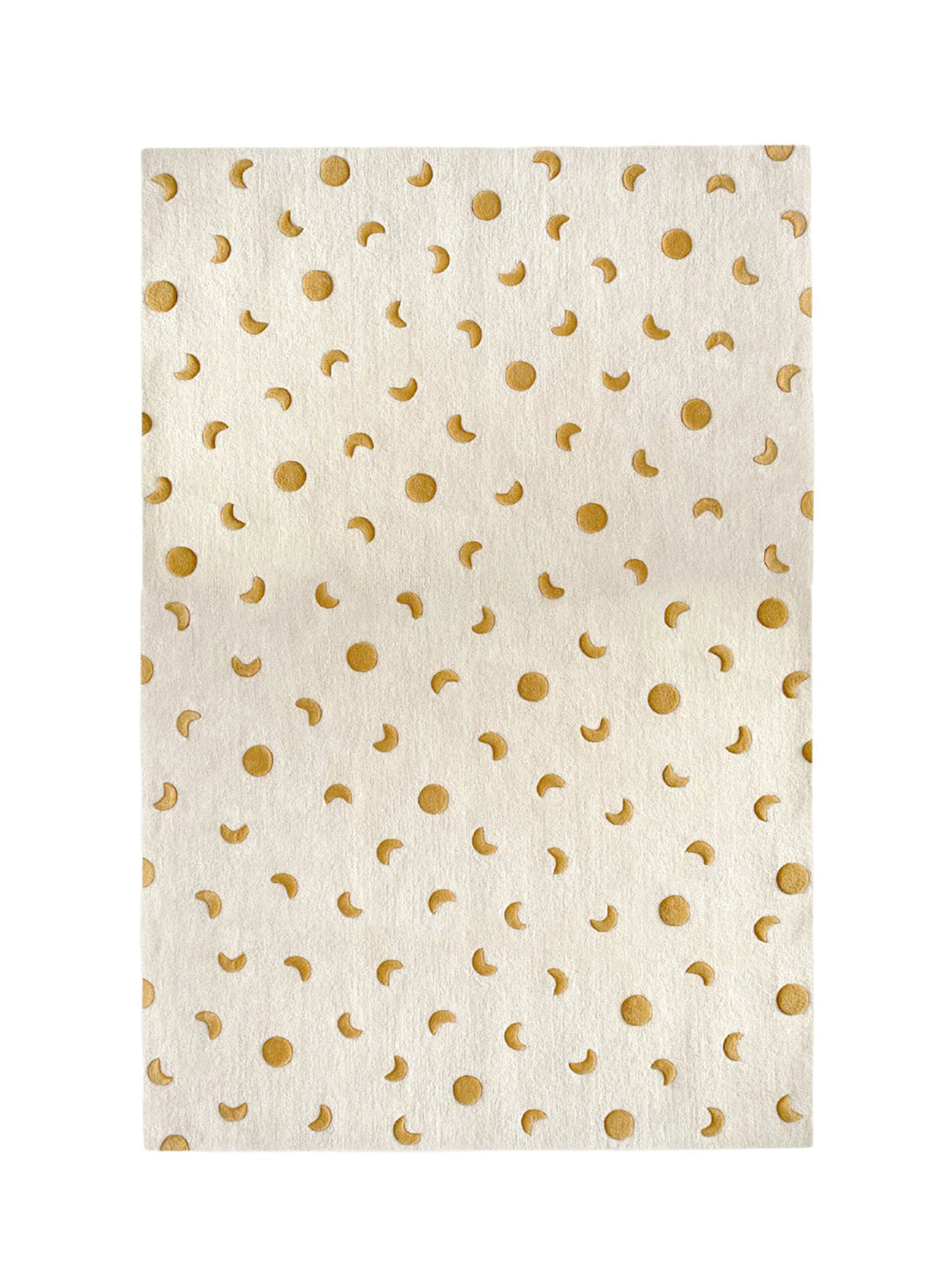Maison Deux Moons Rug in Cream/Gold – detail 2