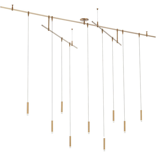 Visual Comfort Moxy 9 Light Chandelier Remote