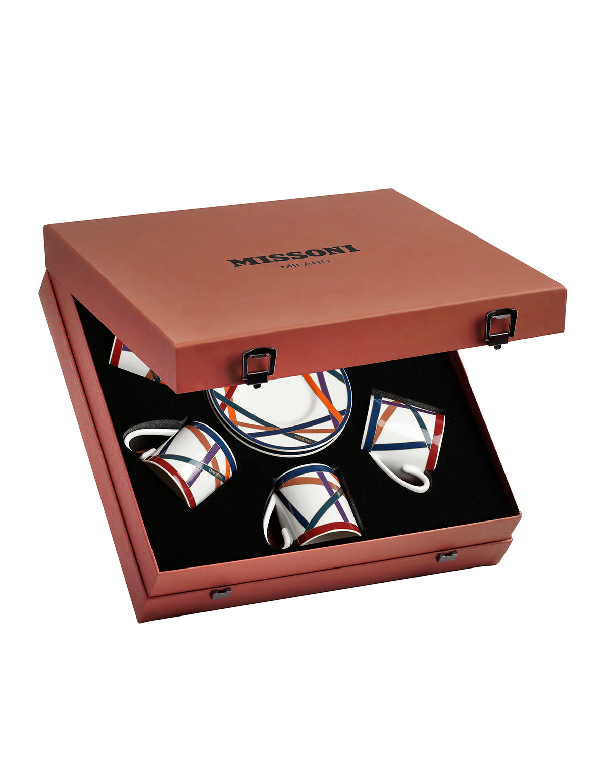 Missoni Home Nastri Multicolor coffee cups & saucers