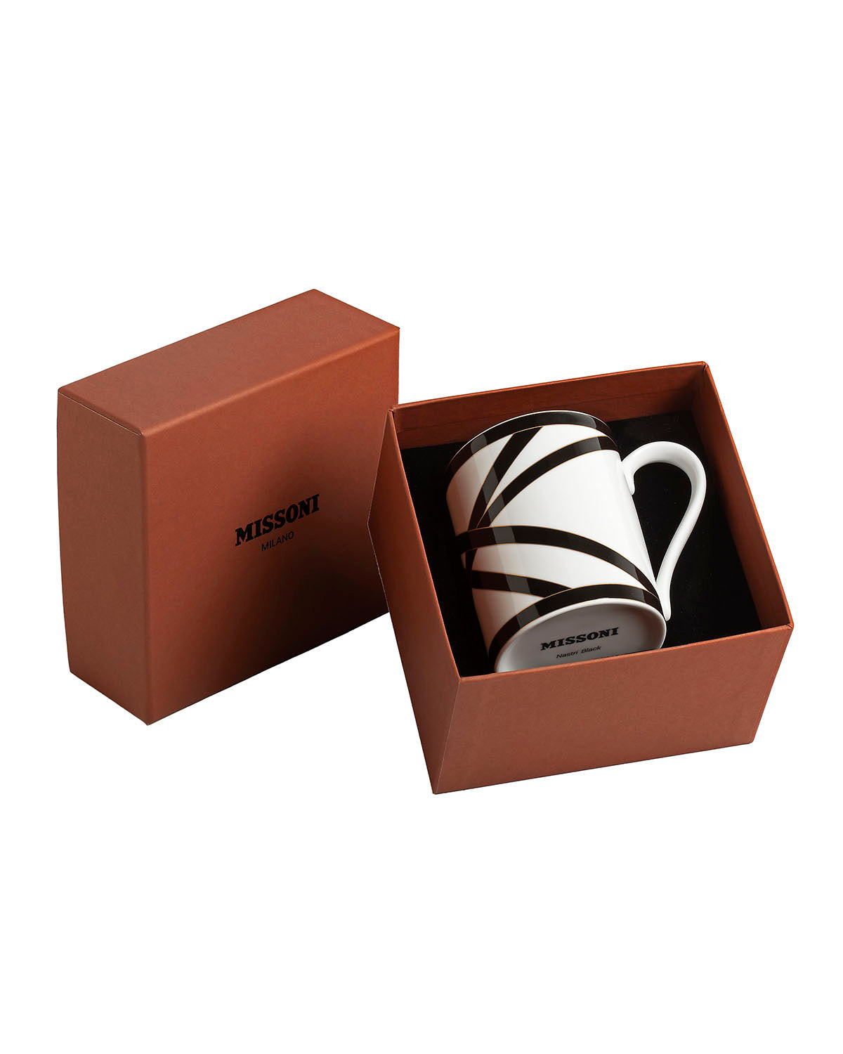 Missoni Home Nastri Black mug