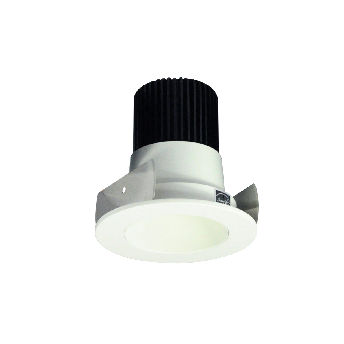Nora Lighting NIOB-2RNDC Series Matte Powder White Reflector / Matte Powder White Flange, 2700K, 800lm / 12W