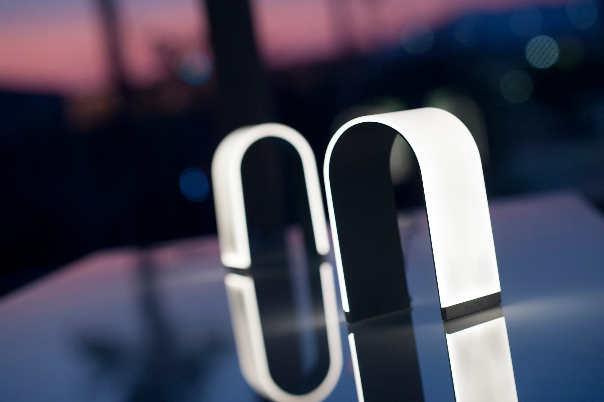 Mr N Table Lamp Metallic Black Soft White Light Nl1 S Mbk Dsk by Koncept Inc