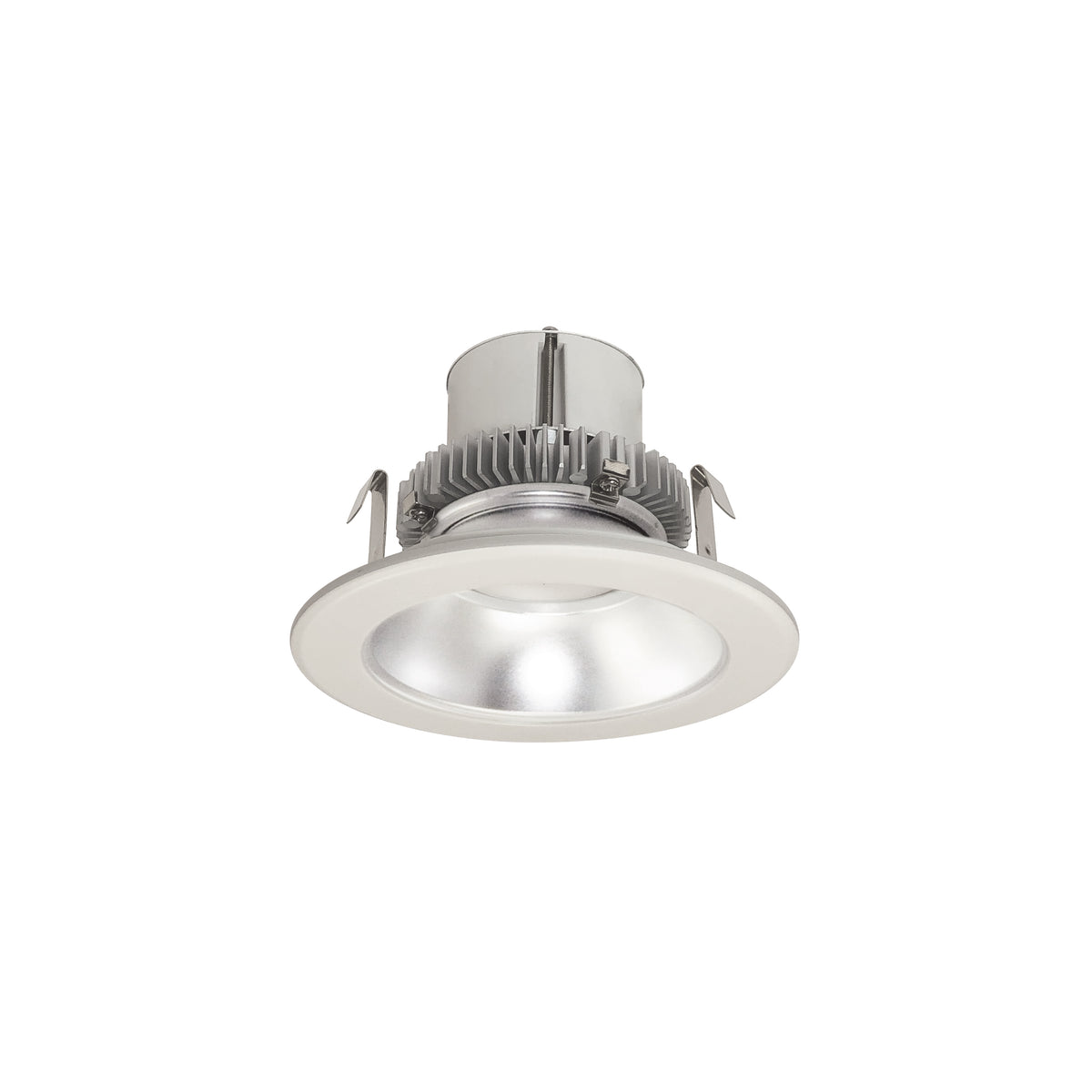 Nora Lighting NLCBC2-451 Series Diffused Clear Reflector / White Flange, 3000K, 1000lm / 12W, 120V