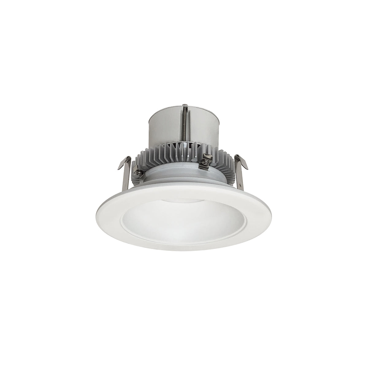 Nora Lighting NLCBC2-451 Series Matte Powder White Reflector / Matte Powder White Flange, 2700K, 1000lm / 12W, 120V