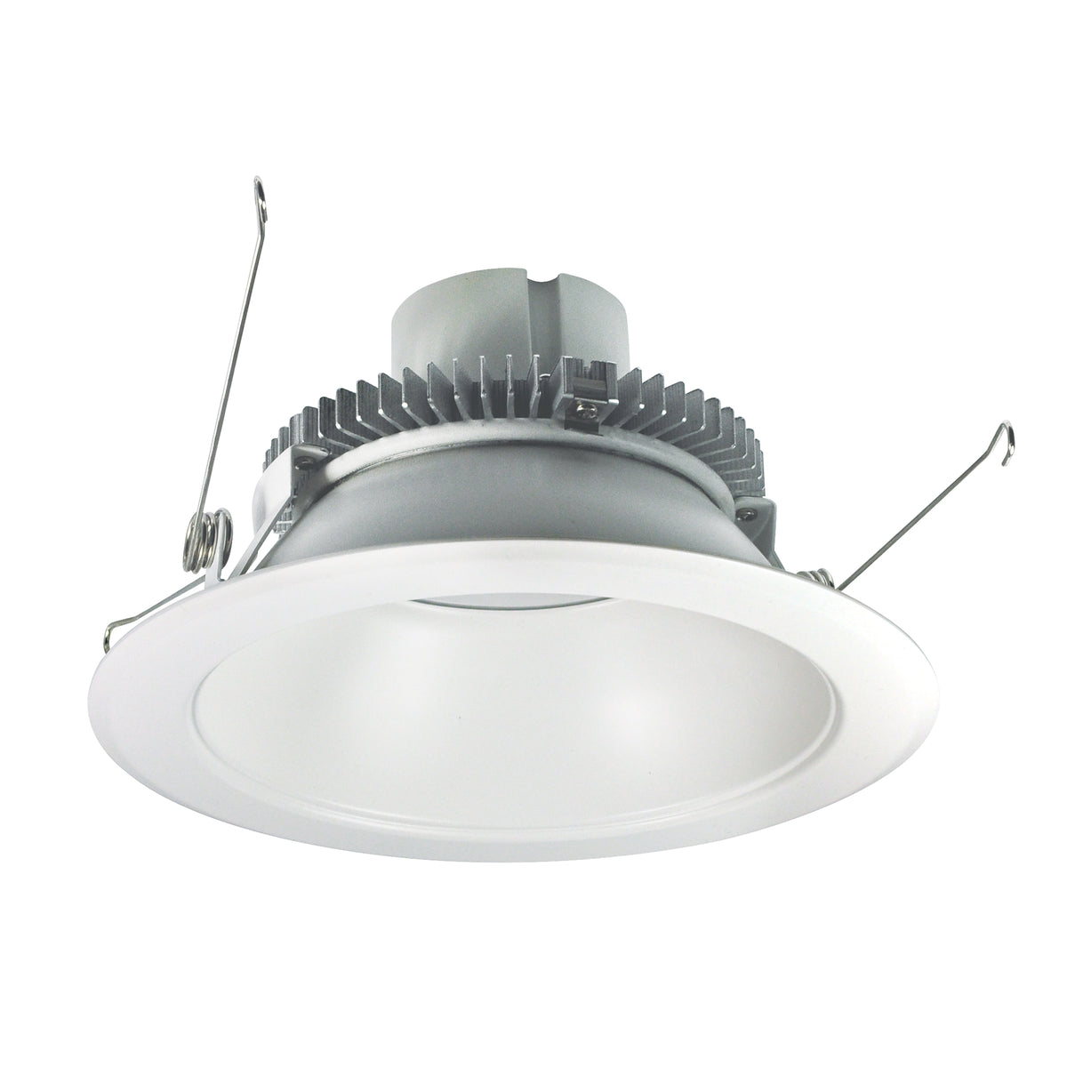 Nora Lighting NLCBC2-651 Series Matte Powder White Reflector / Matte Powder White Flange, 2700K, 1000lm / 12W, 120V