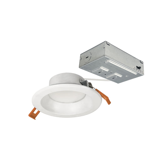 Nora Lighting NLTH-41TW-MPW 4" Theia LED Downlight with Selectable CCT, 950lm/10W, Matte Powder White Finish