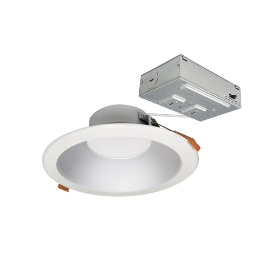 Nora Lighting NLTH-61TW Haze/Matte Powder White Finish