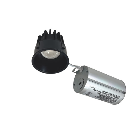 Nora Lighting NM2-2RTLDC Matte Black finish, 2700K, 750lm / 8W