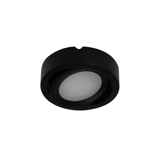 Nora Lighting NMP-A 12V Josh Adjustable LED Puck Light, 300lm, Black, 2700K