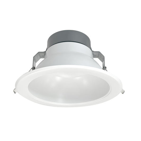 Nora Lighting NQZ2-81TWTW 8" Quartz Round LED Can-less Downlight with Selectable Lumens & CCT, White Finish