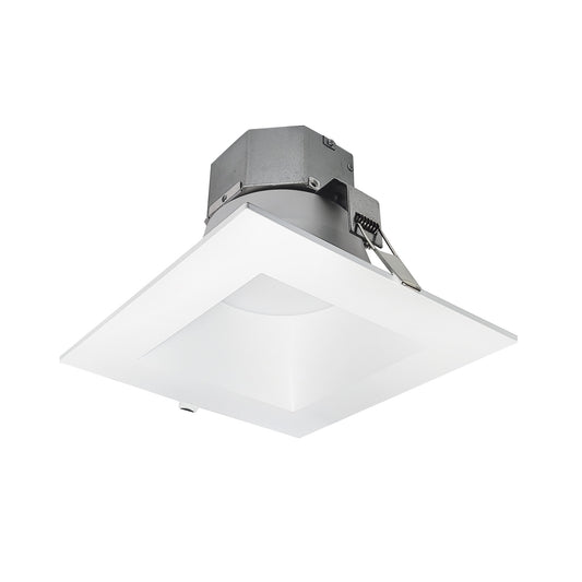 Nora Lighting NQZ2-86TWTW 8" Quartz Square LED Can-less Downlight with Selectable Lumens & CCT, White Finish