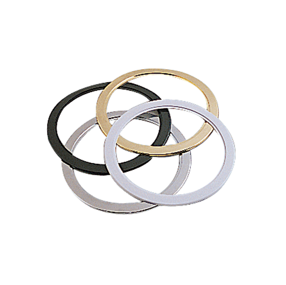 Nora Lighting NOR-30 Series 6" Oversize Plastic Trim Ring 7/8" White