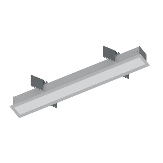 Nora Lighting NRLIN Series L-Line LED Recessed Linear, 2 ft, Aluminum, 3000K