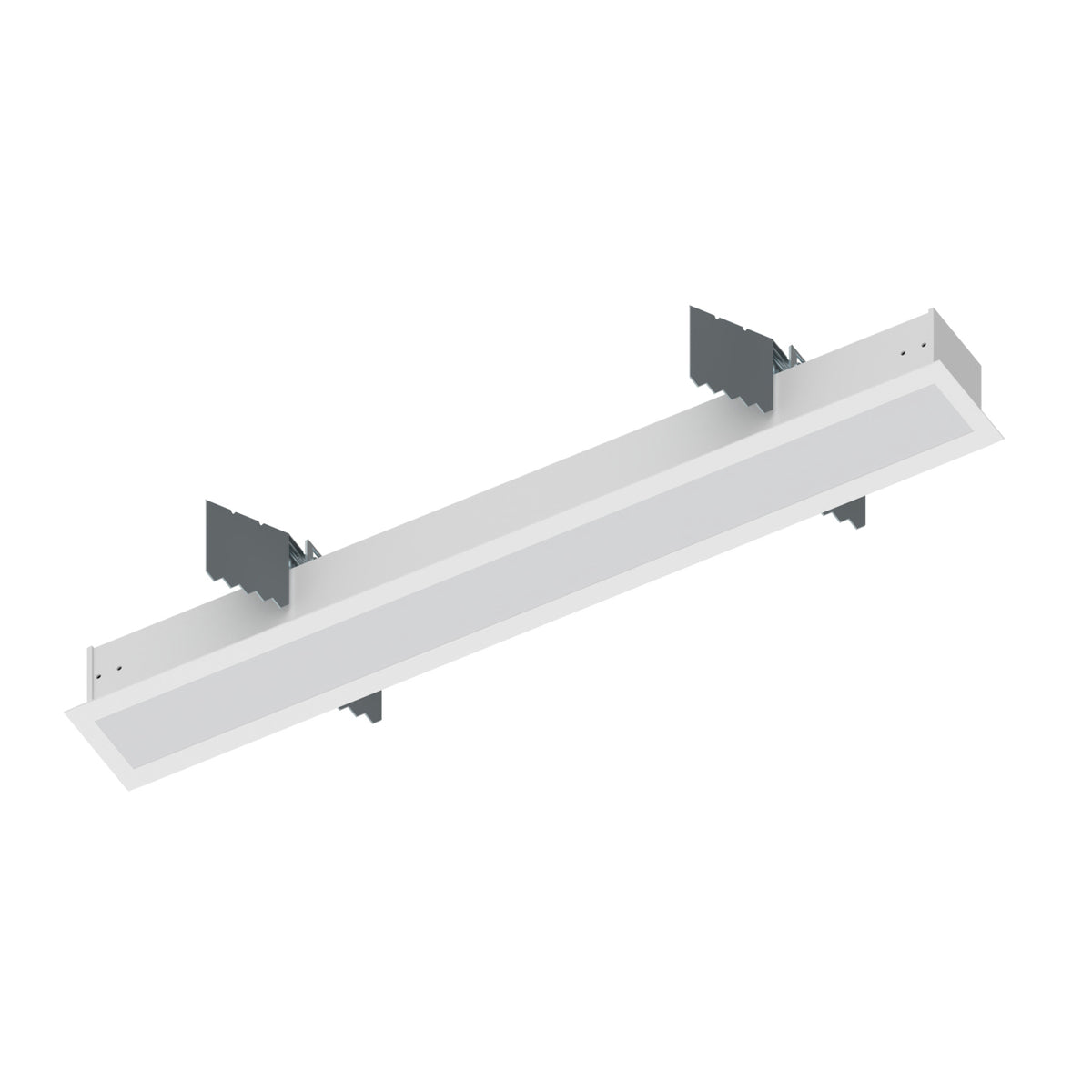 Nora Lighting NRLIN Series L-Line LED Recessed Linear, 2 ft, White, 3000K