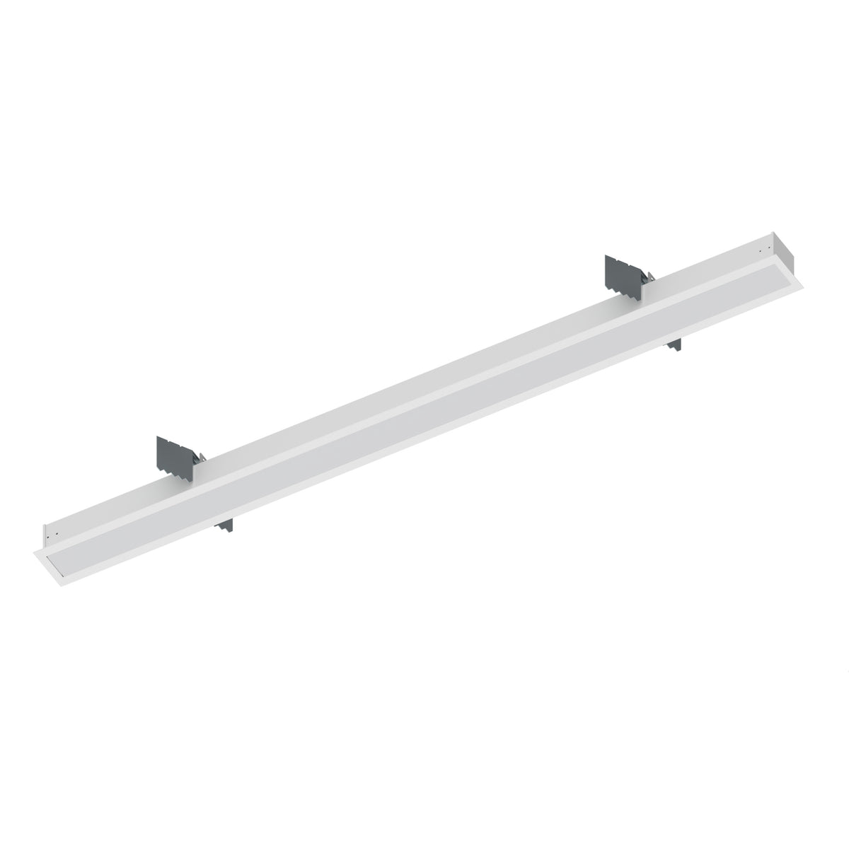 Nora Lighting NRLIN Series L-Line LED Recessed Linear, 4 ft, White, 3000K