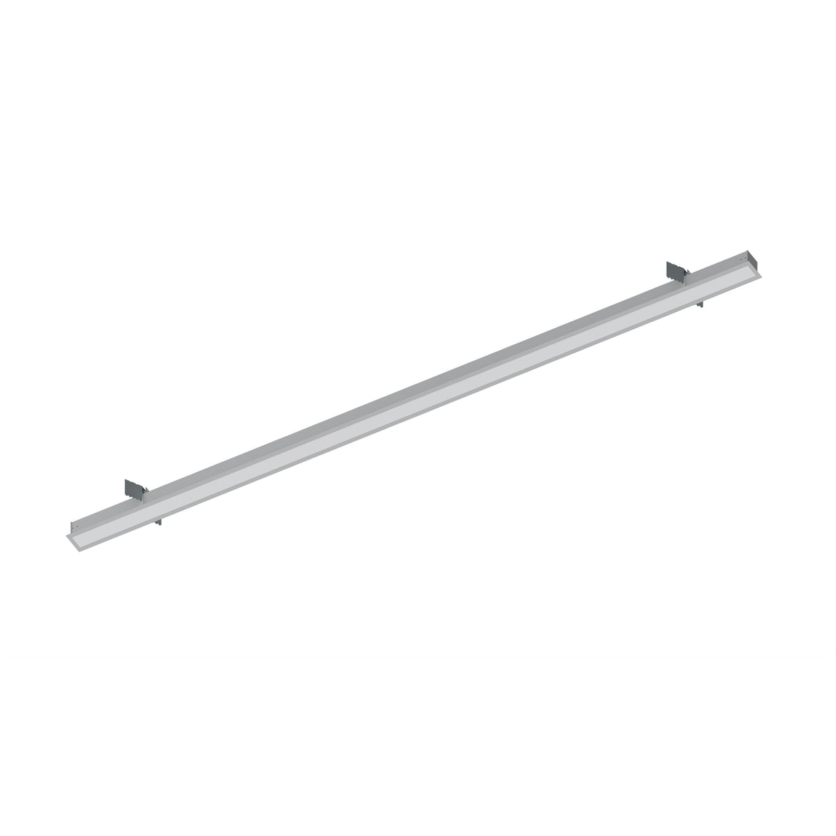 Nora Lighting NRLIN Series L-Line LED Recessed Linear, 8 ft, Aluminum, 3000K