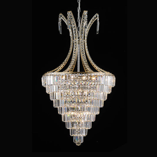 Regal Chandelier 15-Light in Chrome 3522CH by StarFire Crystal