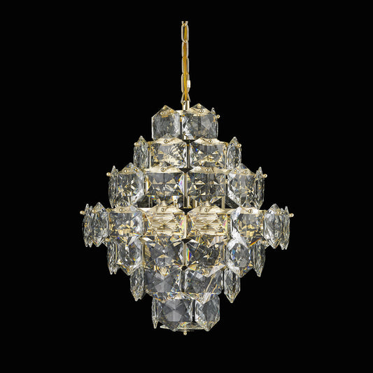 Glacier Chandelier 8-Light in Chrome 7820CH by StarFire Crystal