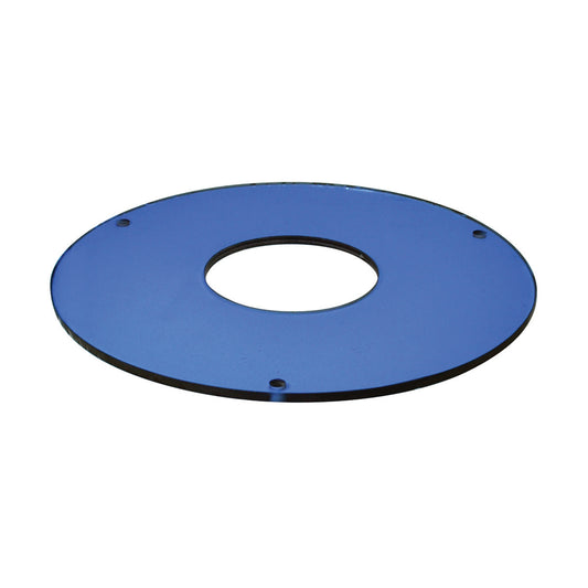 Nora Lighting NTG-8B/80 8"Glass, Blue With 80mm C