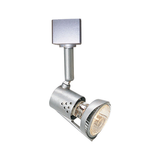 Nora Lighting NTH-618 Italia Track Head, Line Voltage, MR16 GU10, Silver