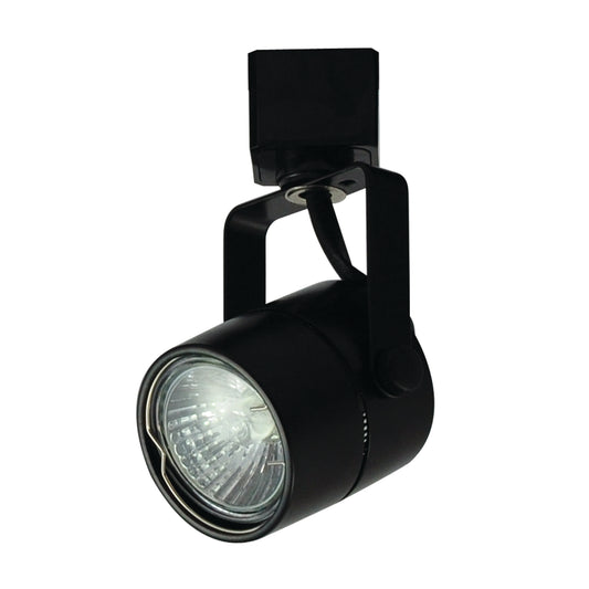 Nora Lighting NTH-683 MR16 GU10 Mini Cylinder Track Head, Line Voltage, Black