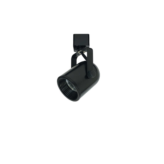 Nora Lighting NTH-694 Mini Baffle Round Back Cylinder Track Head, MR16, Black