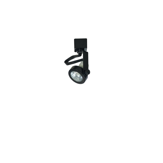 Nora Lighting NTH-697 Gimbal Ring Track Head, Line Voltage, MR16 GU10, Black