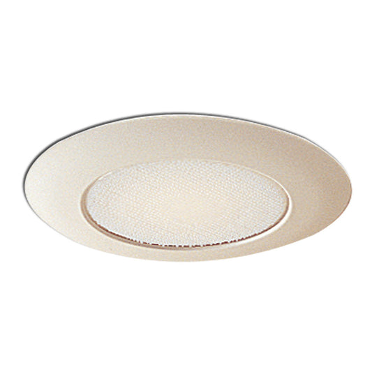 Nora Lighting NTM-322 6" Albalite Lens with Metal Trim & Bracket, White