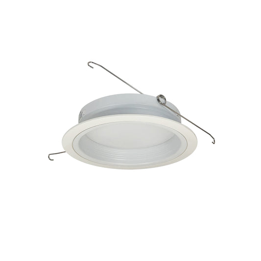 Nora Lighting NTM-42 6" Regressed Albalite Lens with Baffle & Plastic Ring, White