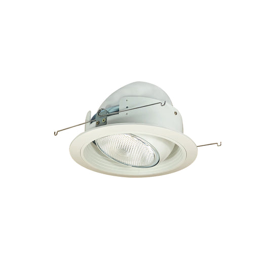 Nora Lighting NTM-49 6" Stepped Baffle with Regressed Eyeball, White