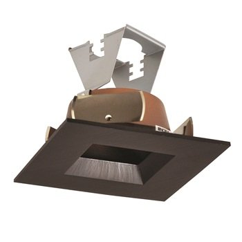 Nora Lighting NTM-5857 5" Square Regressed Reflector Trim, White