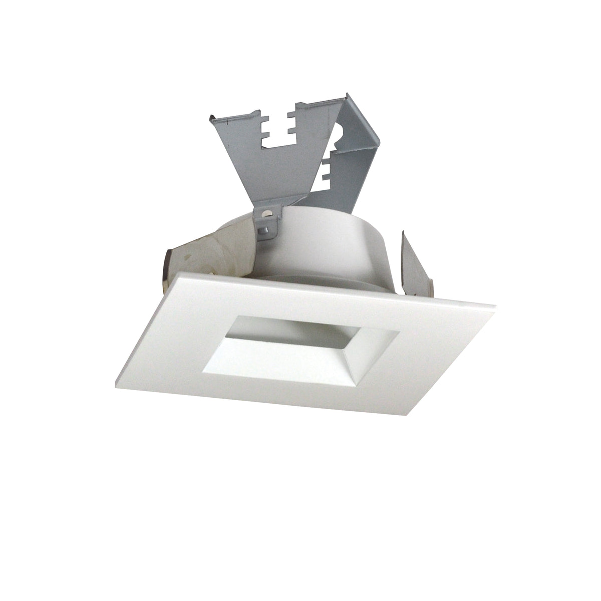 Nora Lighting NTM-5857 5" Square Regressed Reflector Trim, White