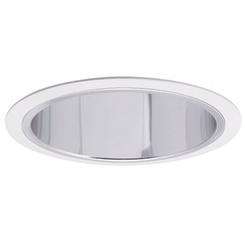 Nora Lighting NTS-33 6" Specular White Reflector with White Plastic Ring