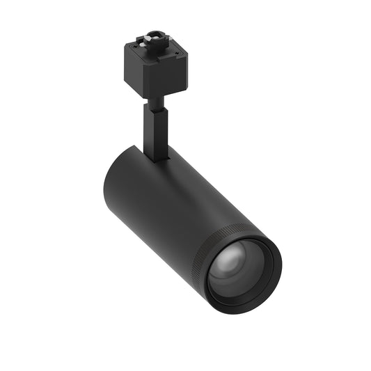 Nora Lighting NTZ-L1TW Zoomable Track Light with Selectable CCT, 20W/1550lm, Adjustable Beam Angle, Black