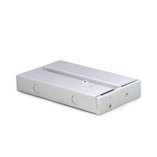 Nora Lighting NUA-602W Junction Box for NUD-68, White Finish