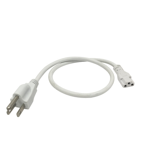Nora Lighting NULSA-106 72" Cord & Plug Power Cord for NULS, White Finish