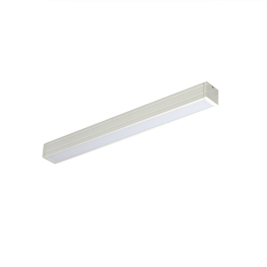 Nora Lighting NUD-68xx Bravo FROST LED Linear, 500lm/ft, White Finish, 12", 4000K