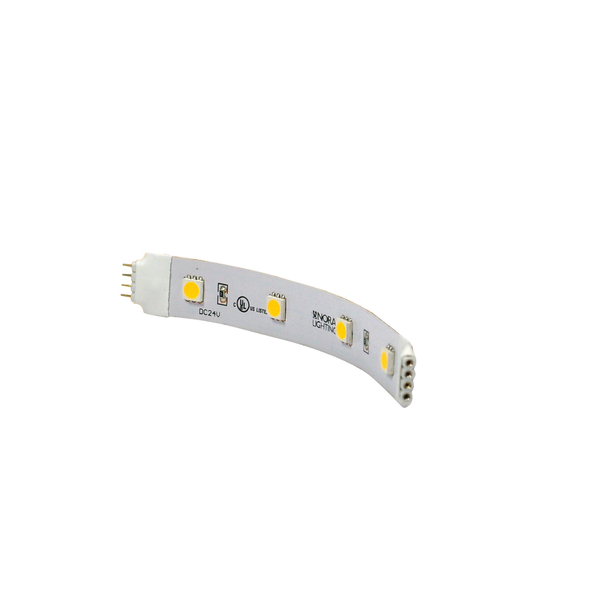 Nora Lighting NUTP5 Hy-Brite 24V LED Tape Light, 375lm per ft, 90+ CRI, 4" section, 4200K