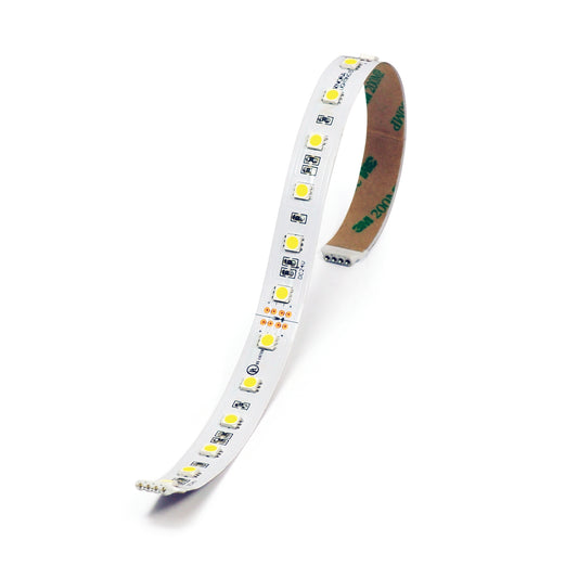 Nora Lighting NUTP8 High Output 24V LED Tape Light, 450lm per ft, Non-Insulated, 4" section, 4200K
