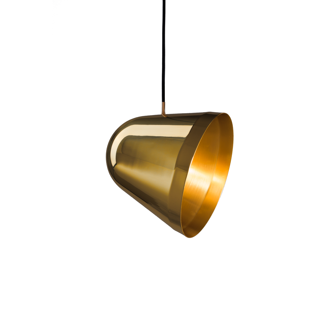 Nyta Tilt Large Brass in solid brass – adjustable pendant light, photo 3