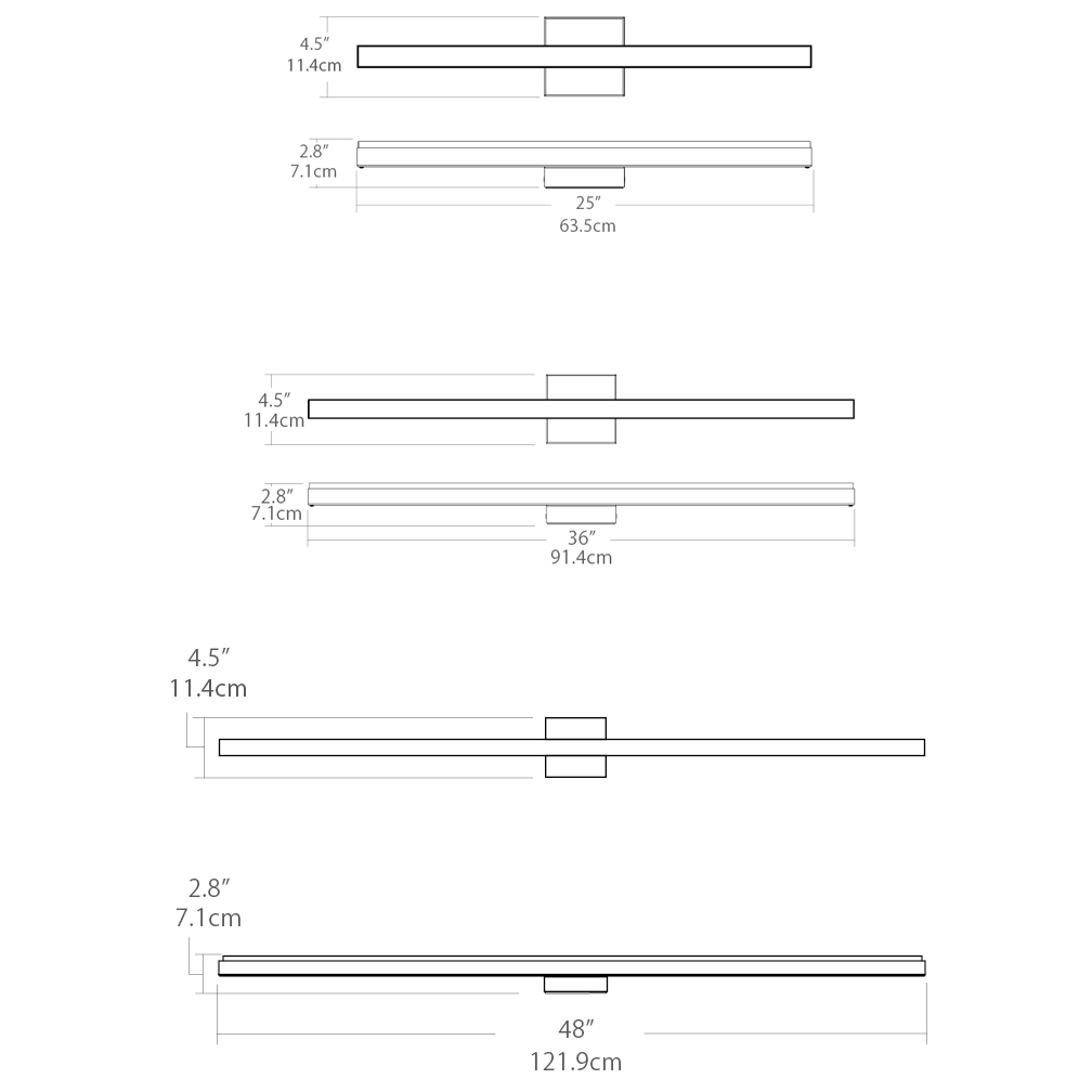 BlackJack Lighting Nano 36 Vanity Light