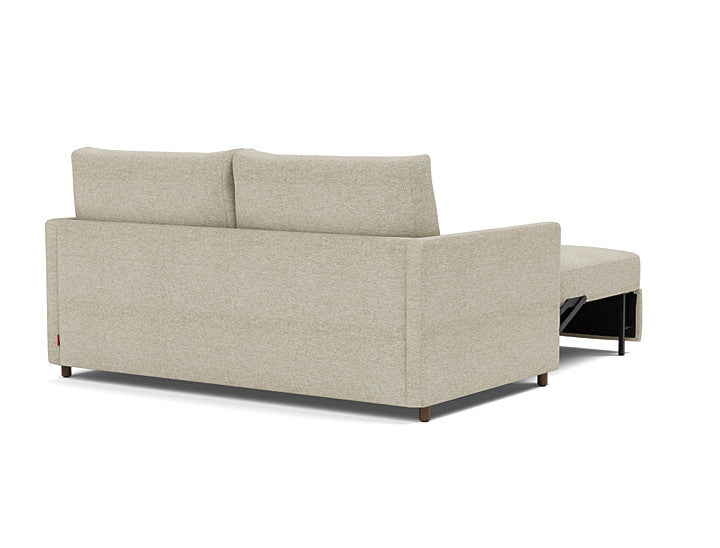 Innovation Living sleeper sofa upholstered in 366 Halifax Antique woven fabric