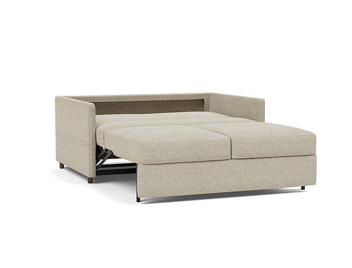 366 Halifax Antique fabric on the Neah full sleeper sofa with slim arms