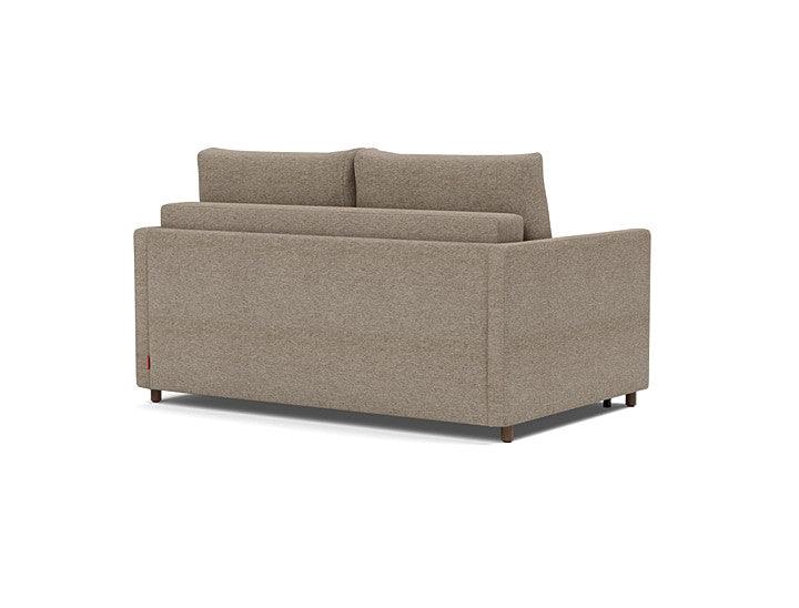 Neah convertible sofa in warm 367 Halifax Wicker upholstery