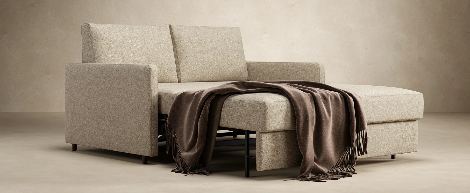 Innovation Living Neah sofa bed with contemporary upholstered design