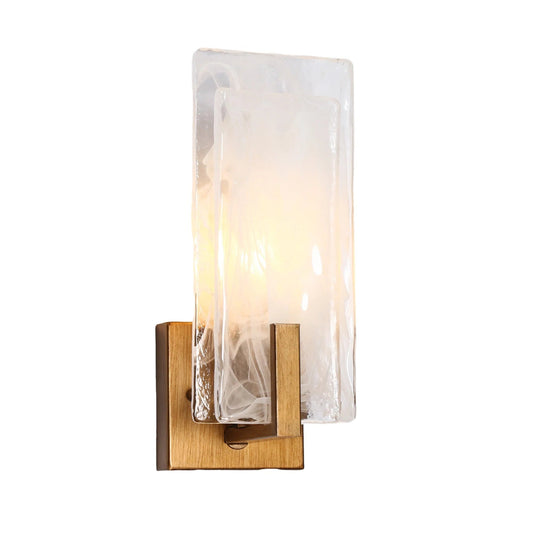 Nereithara Gold Glass Wall Sconce - LNC Home