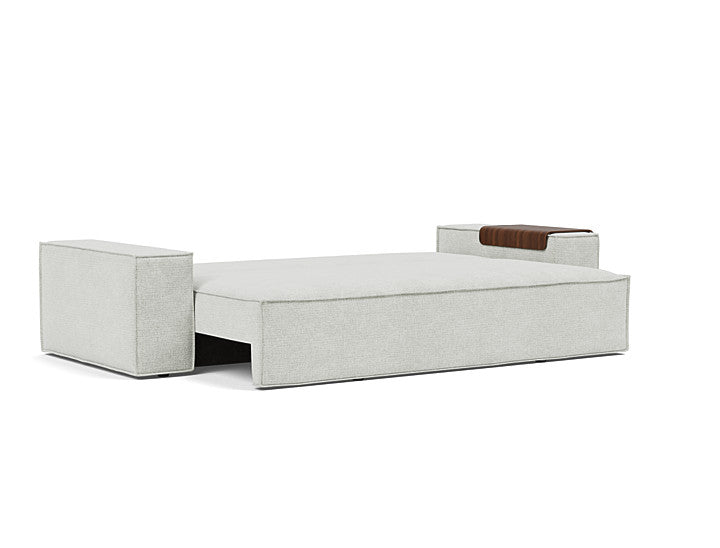 Innovation Living Adario modern sofa bed in elegant 256 Fog fabric