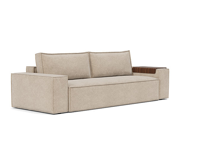 Innovation Living Adario sleeper sofa upholstered in 257 Taupe fabric front view