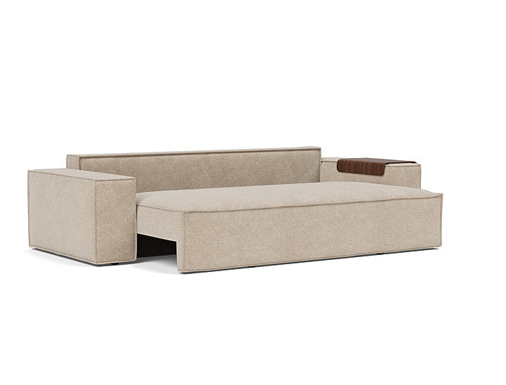 Innovation Living Adario convertible sofa in premium 257 Taupe woven fabric